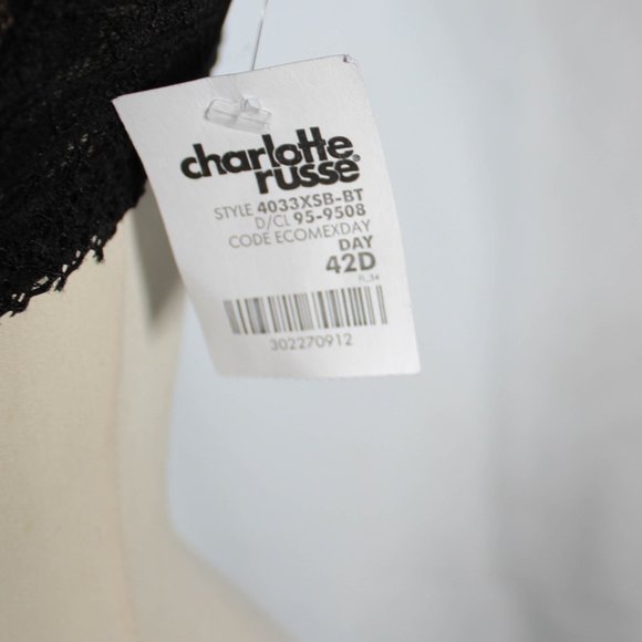 NWT Sexy Leopard Animal Print Black Lace and Mesh Pushup Underwire Bra - Picture 8 of 8